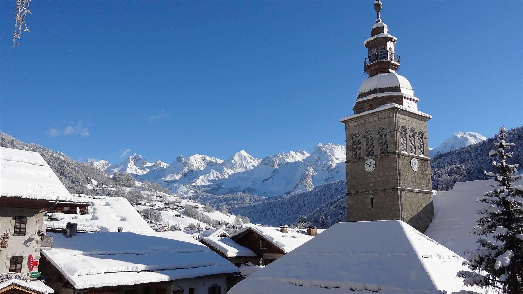 Hotel La Pointe Percee Le Grand-Bornand Exterior photo